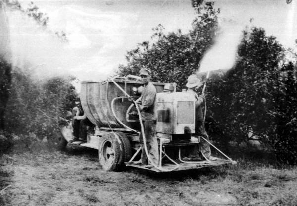 Spraying insecticide - Waverly, Florida