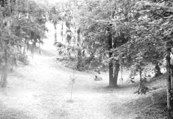 Old Spanish moat at Fort San Marcos de Apalache - St. Marks, Florida