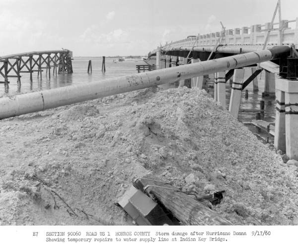 Temporary water supply repairs - Indian Key, Florida