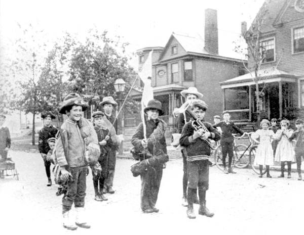 Children having their own parade during the Spanish-American war - Jacksonville, Florida.