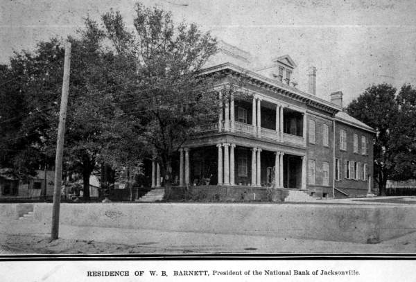 W.B. Barnett home - Jacksonville, Florida.