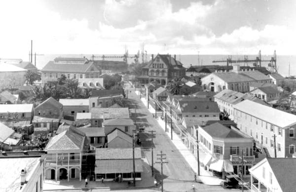Downtown Key West, Florida.