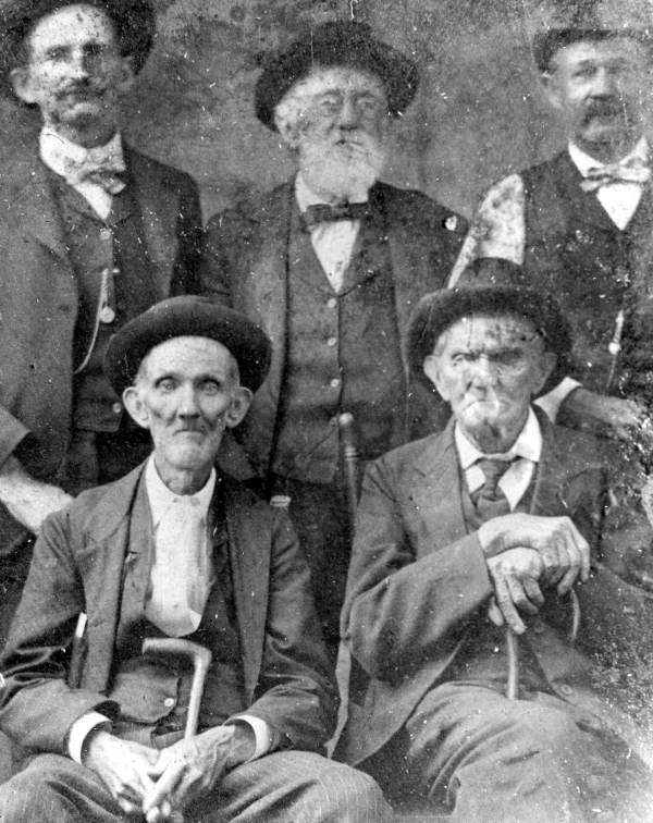 Group portrait of businessmen - Live Oak, Florida