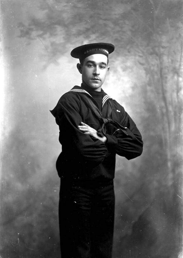 Portrait of an unidentified sailor of the Naval Air Station - Pensacola, Florida.