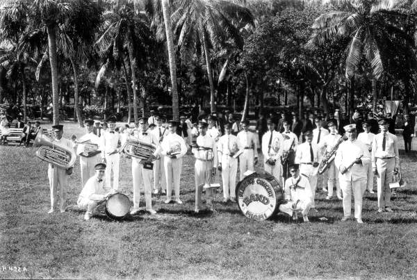 Sleight's band in Royal Palm Park - Miami, Florida