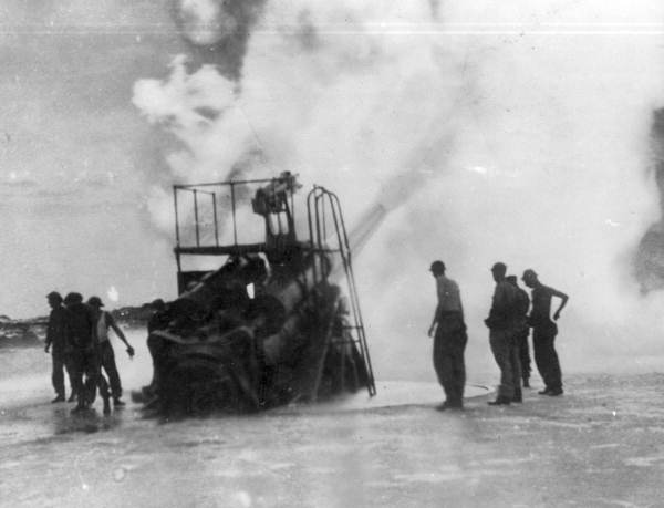 12" B.L.R. yearly firing at Fort Pickens - Santa Rosa Island, Florida