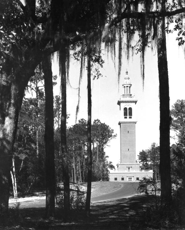 View of the carillon tower at the Stephen Foster State Folk Culture Center - White Springs, Florida