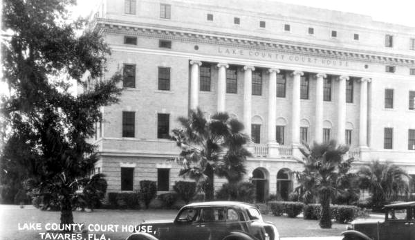 Lake County Courthouse building - Tavares, Florida.