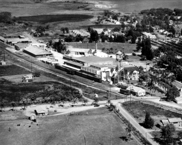 Aerial view of the Waverly Growers Cooperative plant - Waverly, Florida