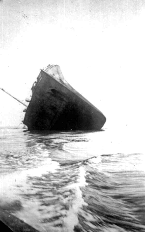 Tanker "Republic" sunk by German submarines - Jupiter, Florida