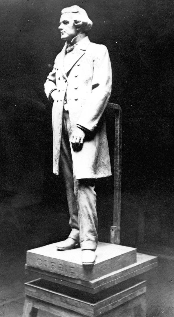 Full size wax casting of John Gorrie for statue - Washington (D.C.)