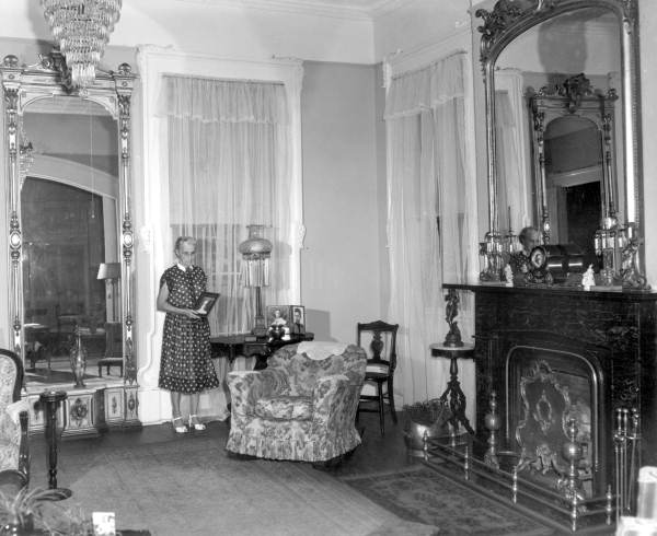 Unidentified woman at the Brown House - Tallahassee, Florida.