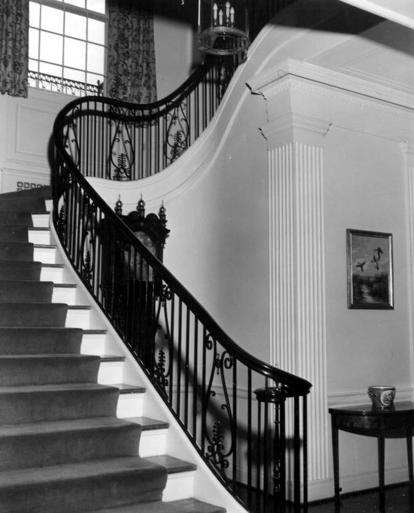 Spiraling staircase at the Dixie Plantation - Monticello, Florida