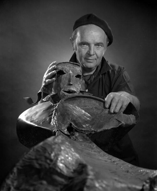 Portrait of sculptor George Frederick "Fred" Holschuh - Tallahassee, Florida.