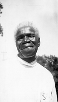 Portrait of Janie Stokes (from Suwannee County) at the West Florida Midwives Institute at Florida A&M College in Tallahassee, Florida.