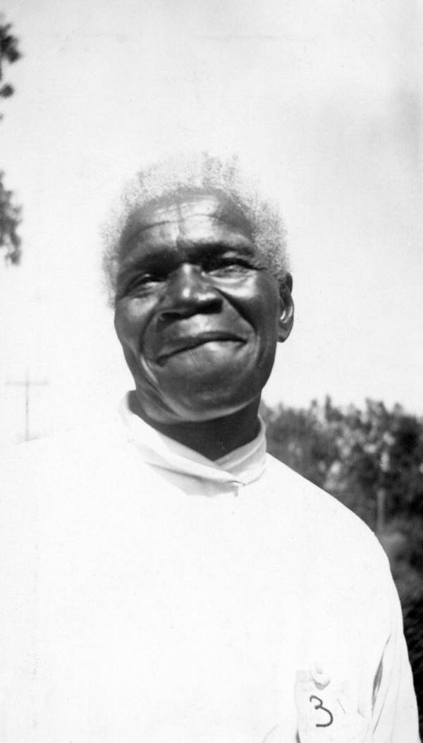 Portrait of Janie Stokes (from Suwannee County) at the West Florida Midwives Institute at Florida A&M College in Tallahassee, Florida.