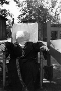 View showing the maternity dummy "Susie" used for midwifery demonstrations in Santa Rosa County, Florida.