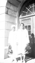 Two midwives at the Midwife Institute at Florida A&M College in Tallahassee, Florida.