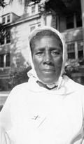 Portrait of a midwife Rosanna Ruso at the West Florida Midwives Institute at Florida A&M College in Tallahassee, Florida.