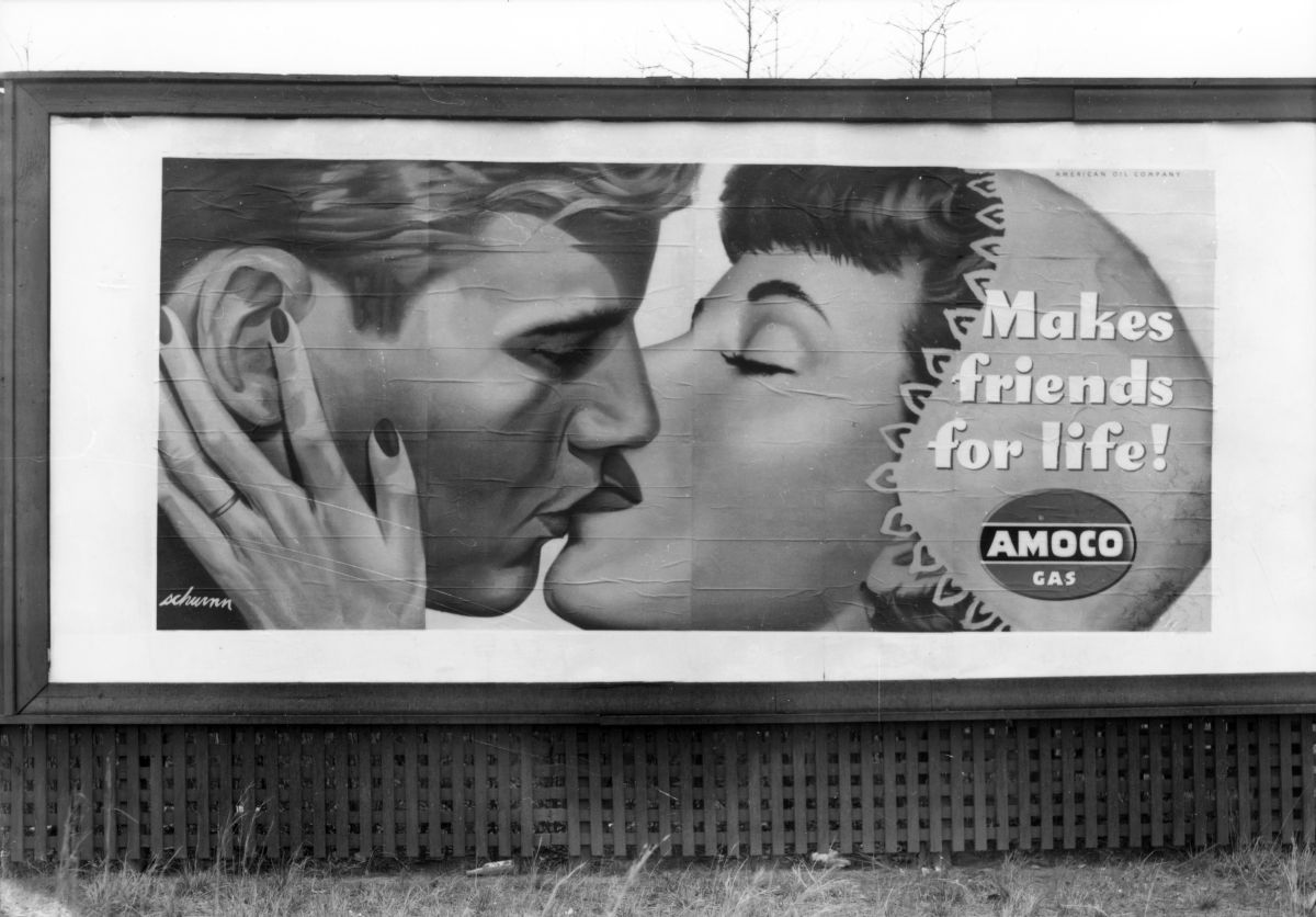 Billboard advertising of Amoco