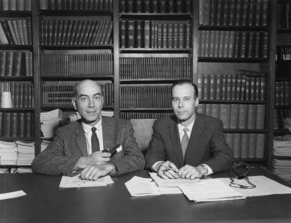 Dr. Harrison (right) and Dr. Lincoln (left) members of the Tallahassee Heart Council - Tallahassee, Florida