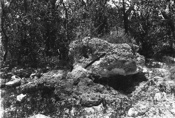 Aboriginal fireplace or altar