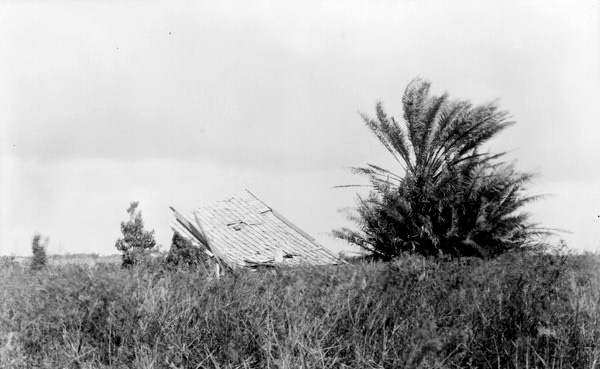 Demolished house