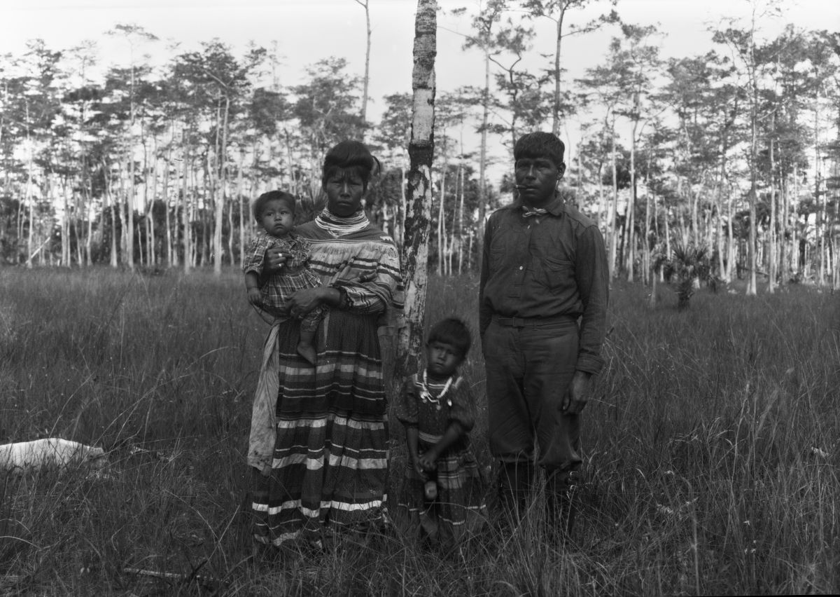 Seminole Josie Billie and family