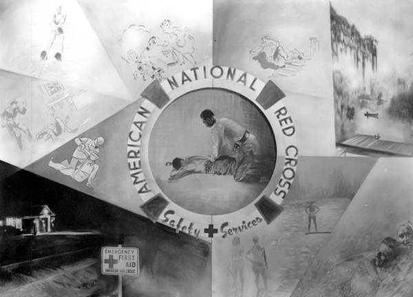 American red cross poster