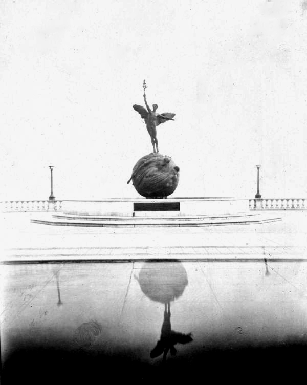 Statue in Memorial Park.