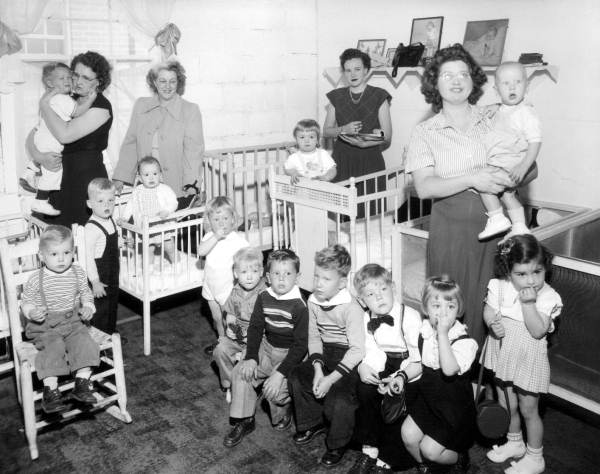 Northshore Baptist Church women and toddlers
