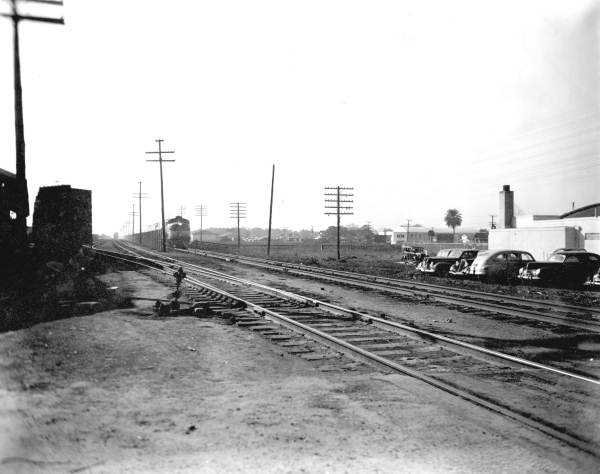 McDuff Street railroad crossing.