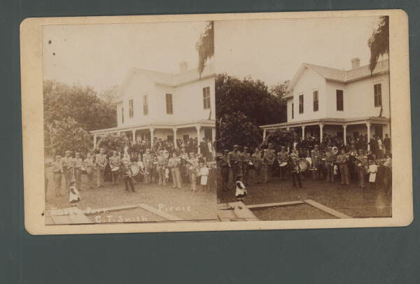 Eustis Cornet Band at a picnic in Eustis Park - Eustis, Florida