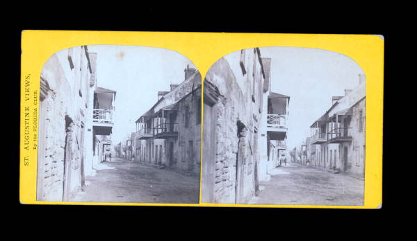 View looking down Saint George Street - Saint Augustine, Florida