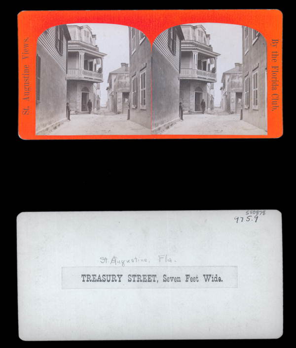 Treasury Street, seven feet wide.