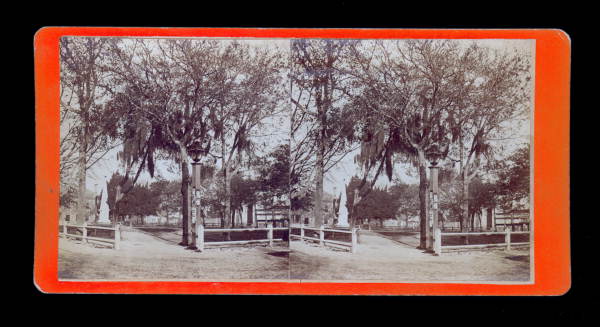 View of the Plaza from Charlotte street - Saint Augustine, Florida