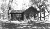 CCC-built leader's cabin No. 1 Oleno forestry training camp (Oleno State Park) - Columbia County, Florida.