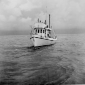 McKee's salvage vessel the Jolly Roger.