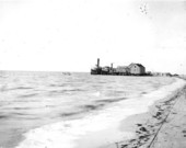 The "Crescent City" at the oyster house dock - Eastpoint, Florida.
