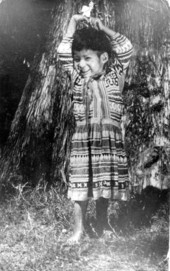 Seminole Indian boy at Silver Springs.