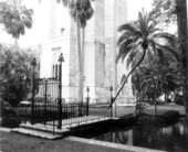 View of a gate at Bok Tower - Lake Wales, Florida