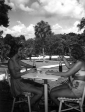 Unidentified women lunching at Sanlando Springs - Sanlando Springs, Florida