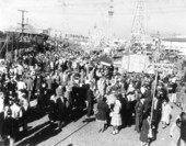 Crowds gathered at the Florida State Fair - Tampa, Florida