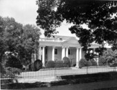 Close view of the Florida Governor's Mansion - Tallahassee, Florida.