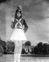 Drum majorette Nickie Oranfinis - Tarpon Springs, Florida