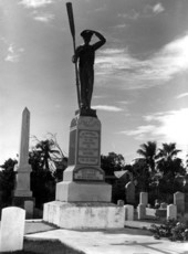 Memorial to the sinking of the battleship "Maine" - Key West, Florida.