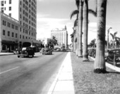 Biscayne Boulevard looking north - Miami, Florida