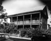 Wooden house at 601 Caroline Street - Key West, Florida.