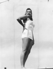 Portrait of swimmer, Brenda Helser - Daytona Beach, Florida
