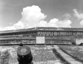 Exterior view of Fort San Carlos de Barrancas - Pensacola, Florida.